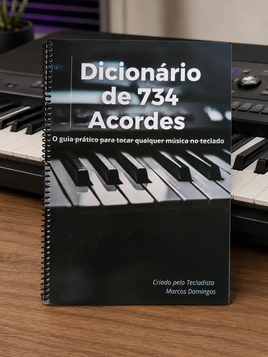 Apostila impressa Dicionário de 734 Acordes